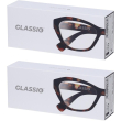 occhiali da lettura glassio santa clara colore tortoise gradazione +1,