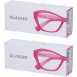 occhiali da lettura glassio santa clara colore rosa gradazione +3,0 2x