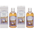 bagnoschiuma lavanda con estratto di avena 2x250 ml schiuma da bagno