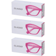 occhiali da lettura glassio santa clara colore rosa gradazione +1,5 1