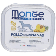 monge monoprotein pollo con ananas cani adulti 4x150 g mangime