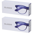 occhiali da lettura glassio fremont colore blu scuro gradazione +3,5 2