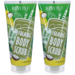 revuele foaming body lime coconut and mint scrub corpo 2x200 ml
