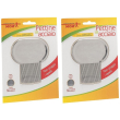 pettine acciaio per rimozione pidocchi 2x1 st