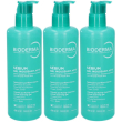 bioderma gel detergente viso attivo purificante 3x400 ml