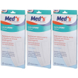 medicazione adesiva meds 10x23 cm 3 pezzi 3x3 st