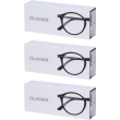 occhiali da lettura glassio monterey colore nero gradazione +1,5 1 st