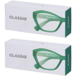 occhiali da lettura glassio santa clara colore verde foresta gradazion