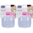 chicco paracapezzoli silicone large 2x1 st