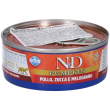 farmina n&d pumpkin con zucca pollo & melograno wet food per gatti adu