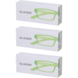 occhiali da lettura glassio cupertino colore verde acido gradazione +1