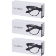 occhiali da lettura glassio fremont colore nero gradazione +2,5 3x1 st