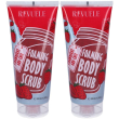 revuele foaming body scrub corpo strawberry & chia 2x200 ml