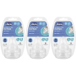 chicco tettarella perfect 5 2m in silicone 2 fori pezzi 3x1 st