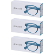 occhiali da lettura glassio newport colore crystal jade gradazione +1,