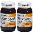 lino olio flax seed oil 60 capsule molli 2x60 pz morbide