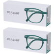 occhiali da lettura glassio sacramento colore verde foresta gradazione