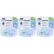 chicco physioforma light succhietto azzurro 6-16 mesi 3x1 st