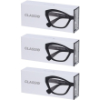occhiali da lettura glassio santa clara colore nero gradazione +3,0 3x