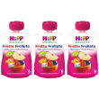 hipp biologico fruta frullata mela, pesca e frutti di bosco 3x90 g sci