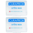 curaprox ortho wax 7 pezzi 46x4 mm di cera ortodontica 2x1 st