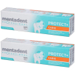 mentadent dentifricio professional protect+ carie 2x75 ml