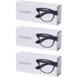 occhiali da lettura glassio fremont colore nero gradazione +3,5 3x1 st