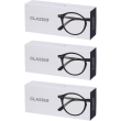 occhiali da lettura glassio monterey colore nero gradazione +1,0 3x1 s