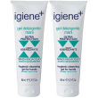 igiene+ gel detergente mani antibatterico 2x80 ml