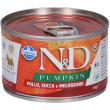 farmina® n&d pumpkin chicken & pomegranate wet food adult mini 4x140 g