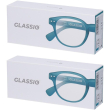 occhiali da lettura glassio newport colore crystal jade gradazione +2,