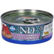 farmina n&d cat natural tuna & shrimp 6x80 g