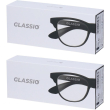 occhiali da lettura glassio fremont colore nero gradazione +1,0 2x1 st