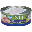 farmina n&d natural con agnello wet food per gatti adult 7x70 g