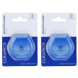 curaprox df 834 dental floss waxed 50 metri 2x1 st