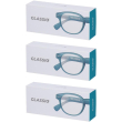 occhiali da lettura glassio newport colore crystal jade gradazione +2,