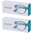 occhiali da lettura glassio newport colore crystal jade gradazione +2,