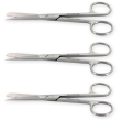 gima forbice retta punte alterne - 14,5 cm 3x1 st