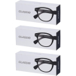 occhiali da lettura glassio newport colore nero gradazione +2,0 3x1 st