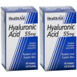 acido ialuronico hyaluronic acid 55mg 30 compresse 2x1 pz
