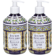 le maioliche sapone liquido mani linea limoni di sicilia 2x500 ml