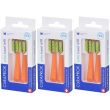 curaprox testine di ricambio per spazzolino da viaggio ortho orange 2