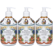le maioliche sapone liquido fiori d´arancio di sicilia 3x500 ml