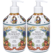 le maioliche sapone liquido fiori d´arancio di sicilia 2x500 ml