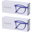 occhiali da lettura glassio sacramento colore blu scuro gradazione +1,