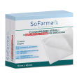 sofarmapiu' compressa in cotone 18x40 cm 5x12 st