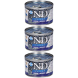 farmina n&d dog ocean sea salmone & merluzzo adult mini 3x140 g