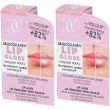 natur unique ialucollagen lip gloss volume xxxl nude 2x8 ml