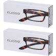 occhiali da lettura glassio cupertino colore tortoise gradazione +1,0