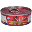 farmina n&d cat quinoa skin & coat venison coconut 6x80 g